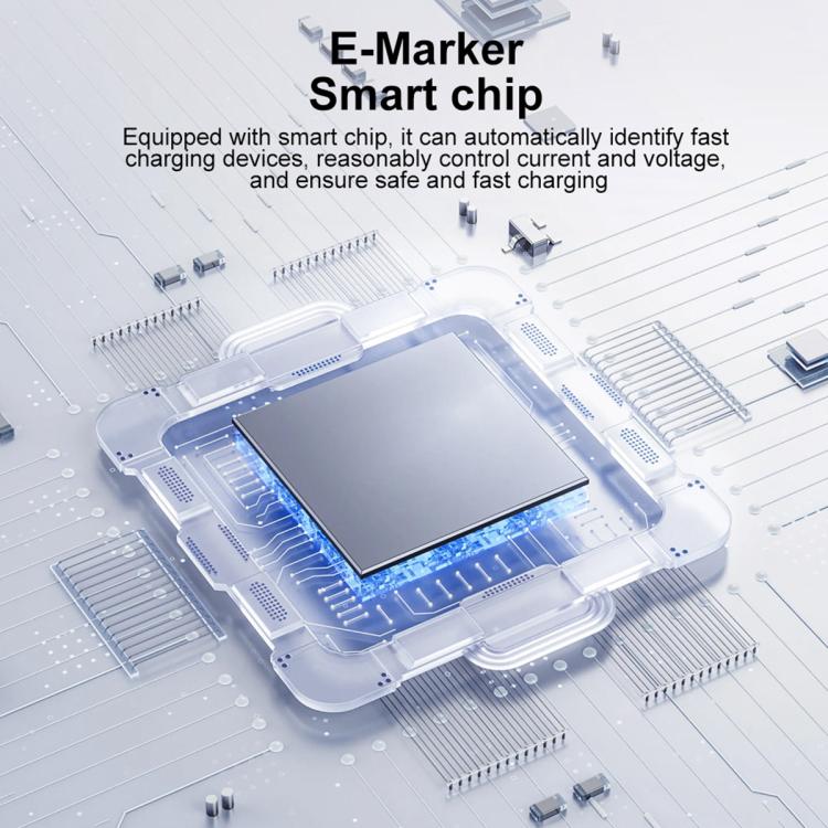 Adaptador tipo C de 240 W y 80 Gbps con todas las funciones, modelo: macho a hembra en forma de U (azul)