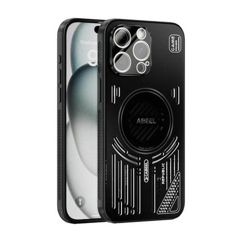 Funda ABEEL Ice Fox Series con disipador de calor Magsafe para iPhone 13 Pro Max (negra)