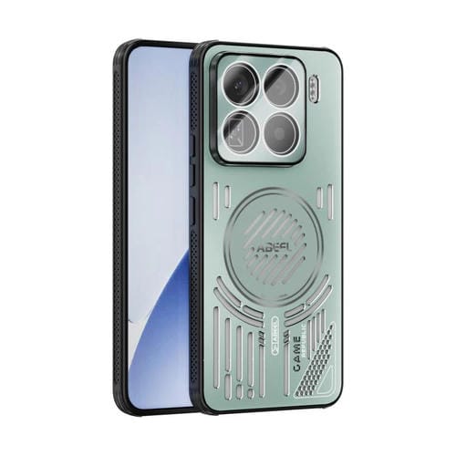 Funda para Xiaomi 15 Pro ABEEL Ice Fox Series con disipador de calor Magsafe (verde claro)