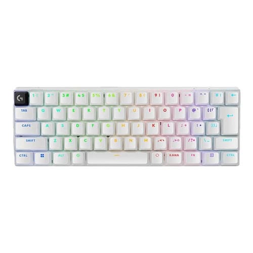 Teclado inalámbrico Logitech G PRO X 60 LIGHTSPEED interruptores ópticos GX-T (Blanco)