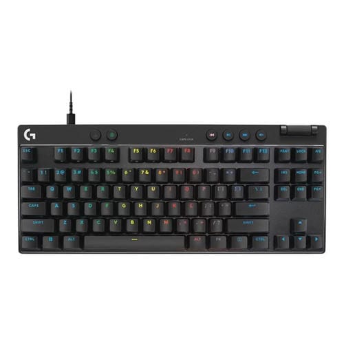 Teclado inalámbrico Logitech G PRO X TKL RAPID con interruptores magnéticos (Negro)