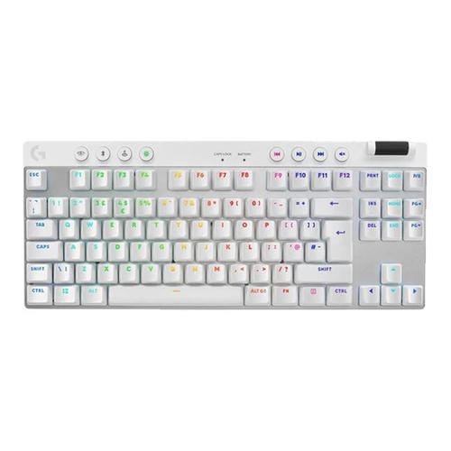 Teclado inalámbrico Logitech G PRO X TKL interruptores mecánicos GX-T (Blanco)
