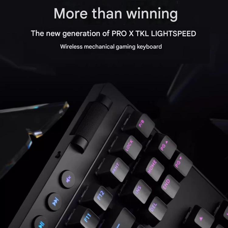 Teclado inalámbrico Logitech G PRO X TKL interruptores mecánicos GX-T (Blanco)