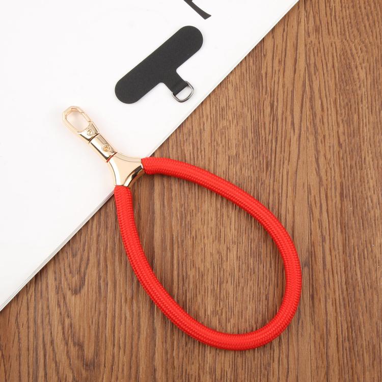 8mm Adjustable Gold Buckle Wrist Short Strap Anti-lost Mobile Phone Lanyard(Yellow Colorful)