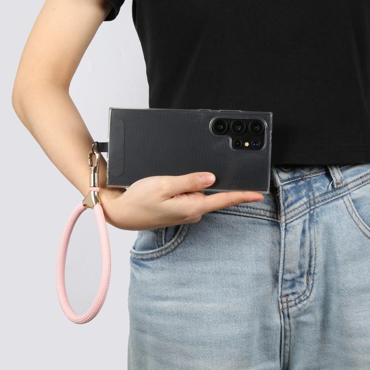 8mm Adjustable Gold Buckle Wrist Short Strap Anti-lost Mobile Phone Lanyard(Light Green Dot Color)