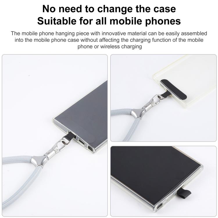8mm Adjustable Silver Buckle Wrist Short Strap Anti-lost Mobile Phone Lanyard(Green Rose Colorful)