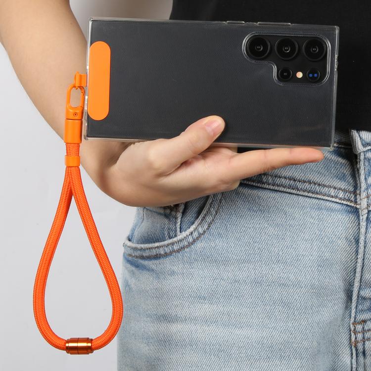 7mm 3 in 1 Threaded Adjustable Crossbody Mobile Phone Lanyard(Black)