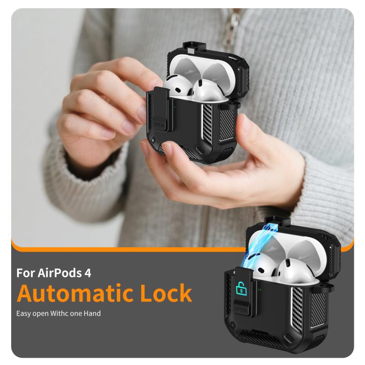 Estuche magnético MagSafe de dos colores para AirPods Pro con soporte y cierre de seguridad (negro y verde)