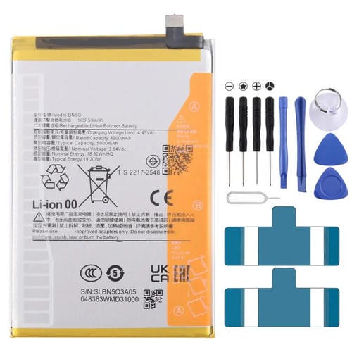 Reemplazo de batería para Xiaomi POCO C65 / M6 5G Redmi 13C BN5Q 5000mAh