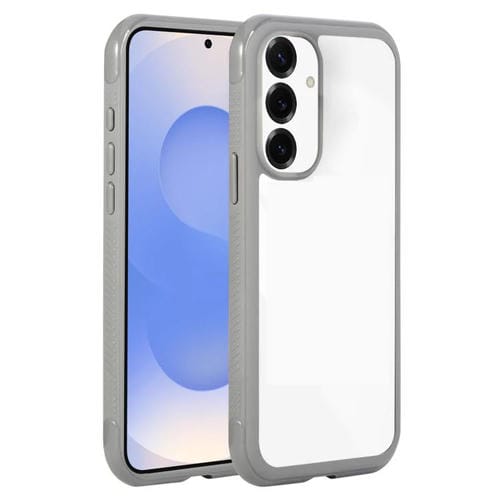 Funda de acrílico TPU transparente con borde liso para Samsung Galaxy S25+ / S24+ 5G (gris)