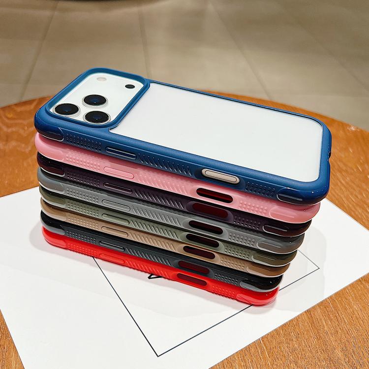 Funda de acrílico TPU transparente con borde liso para Samsung Galaxy S25 Ultra/S24 Ultra 5G (azul rey)