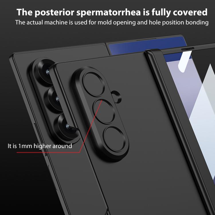 Funda para Samsung Galaxy Z Fold7 5G GKK con bisagra magnética integrada y cubierta completa (verde)