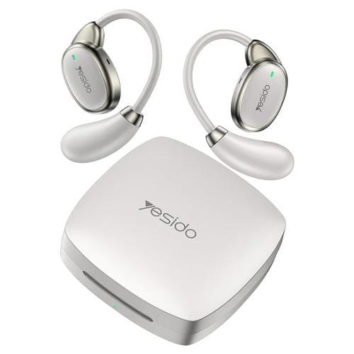 Auriculares inalámbricos Bluetooth abiertos Yesido Ysp19 Ows (Blancos)