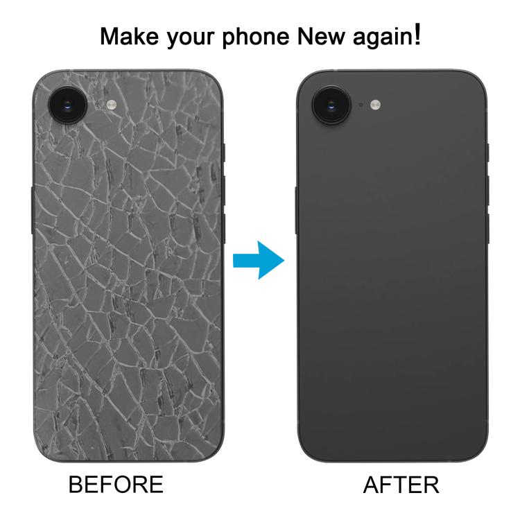 Couvercle arrière en verre de batterie avec couvercle de lentille de caméra Apple iPhone 16e