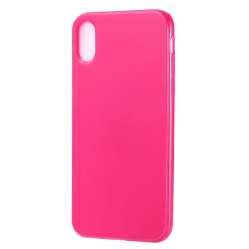 Funda TPU para iPhone X / Xs Color Caramelo (Magenta)