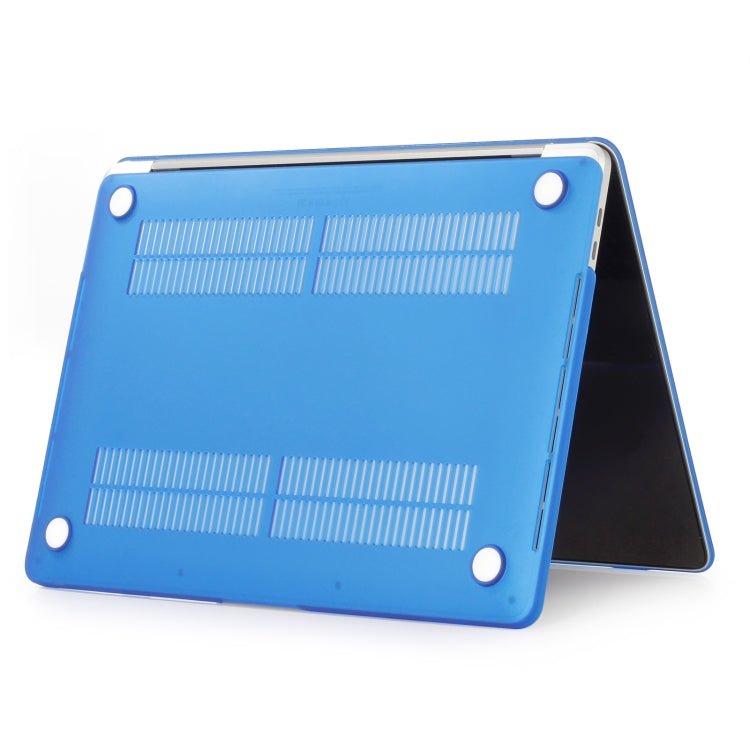 Estuche Protector para Computadora Portátil MacBook Pro 15.4 A1990 (2018) (Azul Oscuro)