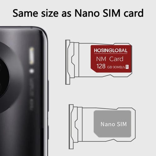 Tarjeta de memoria Hosinglobal NM 128GB 90MB/s