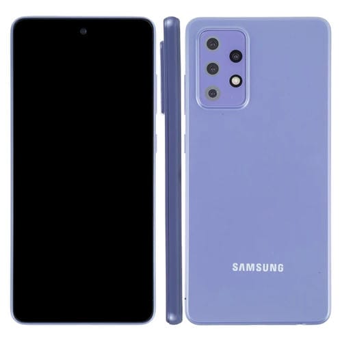 Para Samsung Galaxy A52 5G Pantalla negra Modelo de pantalla ficticia falsa que no funciona (Púrpura)