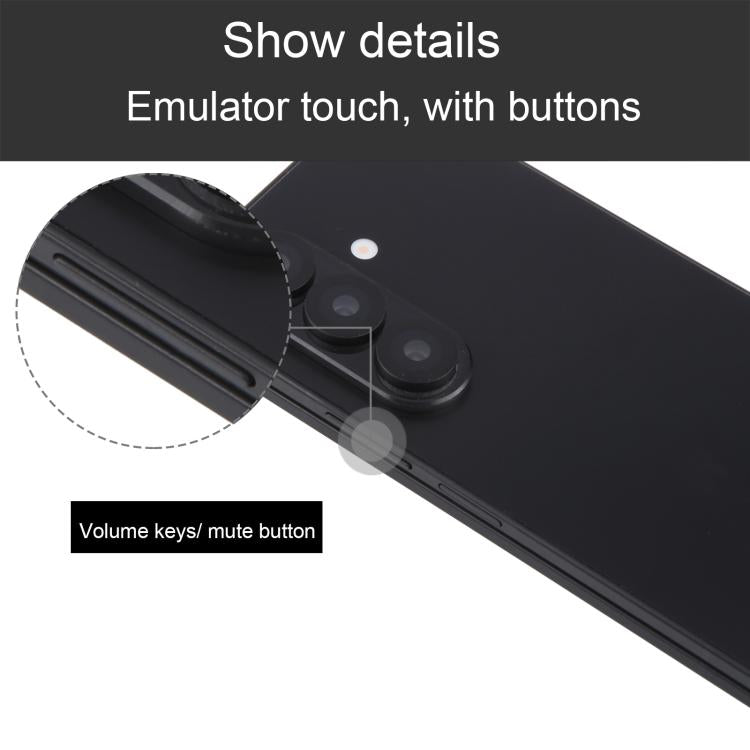 Pantalla falsa para Samsung Galaxy Z Fold7 (negra)