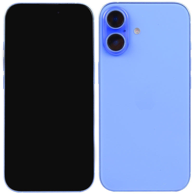 Modelo de Pantalla Falsa para iPhone 16 (Azul) sin Función