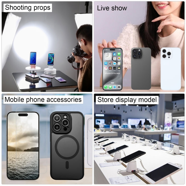 Modelo de Pantalla Falsa para iPhone 16 Pro Max con Pantalla Negra (Natural)