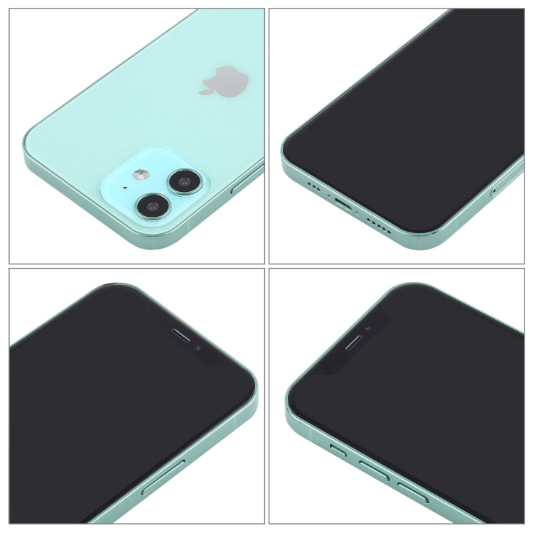 Para iPhone 12 mini Pantalla negra Modelo de pantalla ficticia falsa que no funciona, versión ligera (verde)