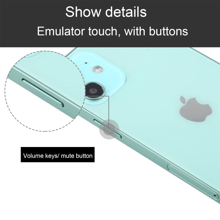 Para iPhone 12 mini Pantalla negra Modelo de pantalla ficticia falsa que no funciona, versión ligera (verde)