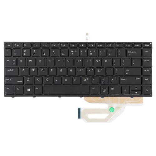 Teclado retroiluminado (negro) para HP ProBook 430 G5, 440 G5, 445 G5, 640 G4, 640 G5, L01071-001, L00735-001, versión estadounidense