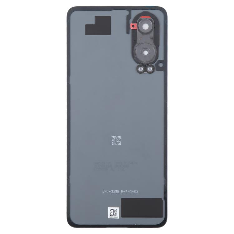 Coque Arrière en Plastique avec Couvercle d'Objectif d'Appareil Photo OnePlus Nord CE4 Lite (Orange)