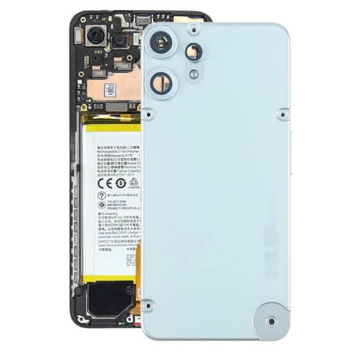 Tampa Traseira Original para Nothing Phone 2 Pro com Protetor de Lente de Câmara (Verde)