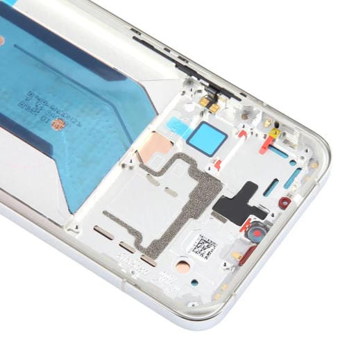 Vollbild Original AMOLED Display mit Rahmen für Xiaomi 14 (Silber)