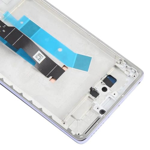 Vollbild Original AMOLED Display mit Rahmen für Xiaomi Redmi Note 14 Pro 4G (Lila)