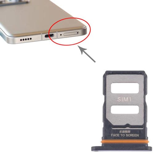 Plateau Carte SIM Xiaomi 14T Pro+ 5G (Violet) (10 Unités)