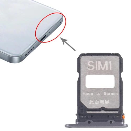 Bandeja Tarjeta SIM Xiaomi Redmi K80 (10 Unidades) (Negra)