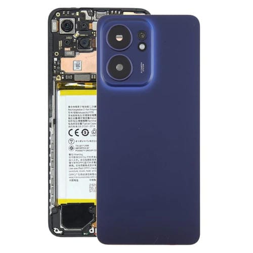 Carcasa Trasera Tapa Oppo Reno13 F con Tapa Lente Cámara (Azul Oscuro)