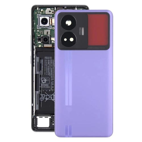 Carcasa Trasera Tapa Realme GT3 Tapa Lente Câmara (Roxo)