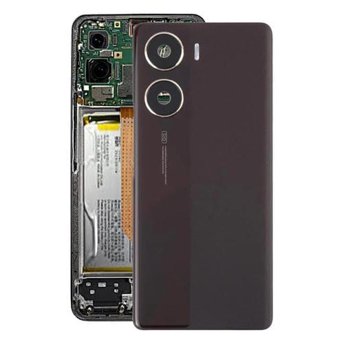 Couvercle arrière de batterie Vivo V29e avec objectif de caméra (rouge)