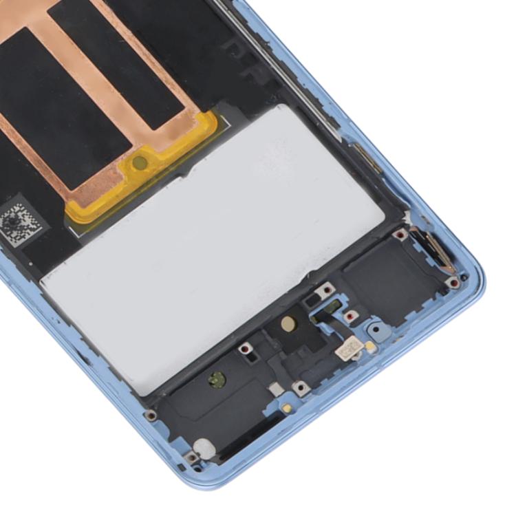 Plaque Lunette Cadre Central OnePlus 12R (Bleu)