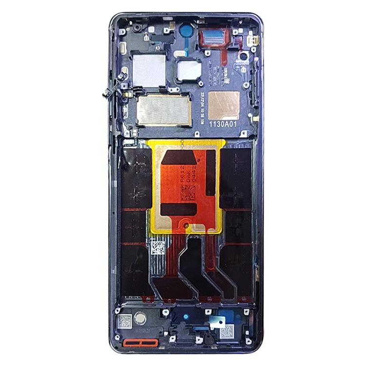 Plaque Lunette Cadre Central OnePlus 12 (Noir)