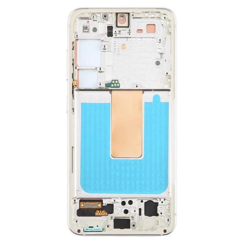 Pantalla LCD TFT de 5,96 pulgadas para Samsung Galaxy S23 SM-S911B, versión UE, digitalizador completo con marco, sin identificación de huellas dactilares (plateado)