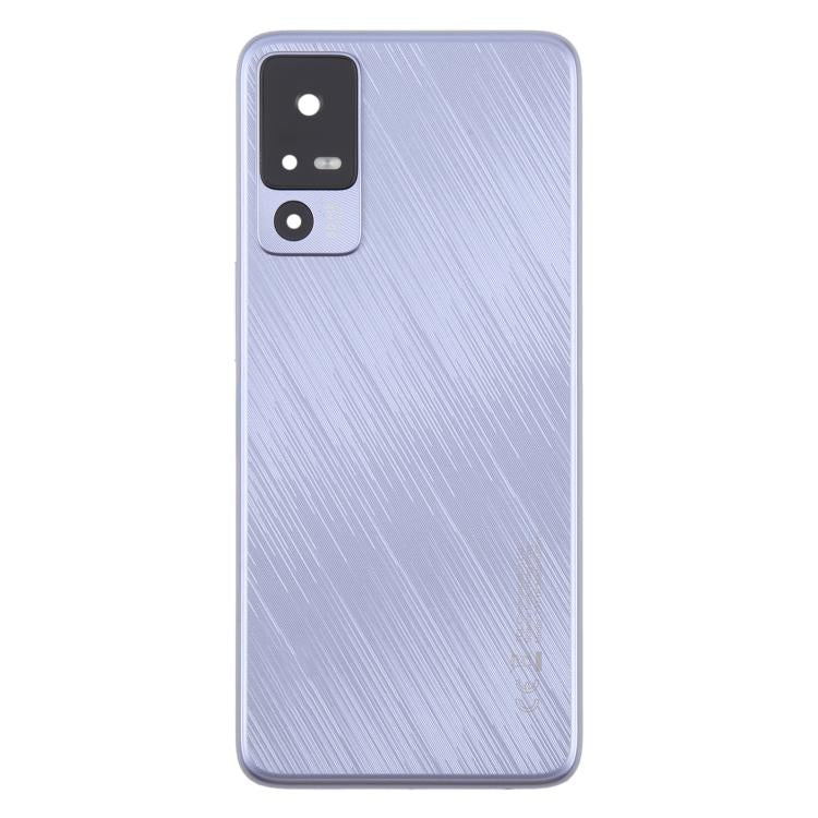 Carcasa trasera original con tapa para lente de cámara (morada) para TCL 40 R T771K