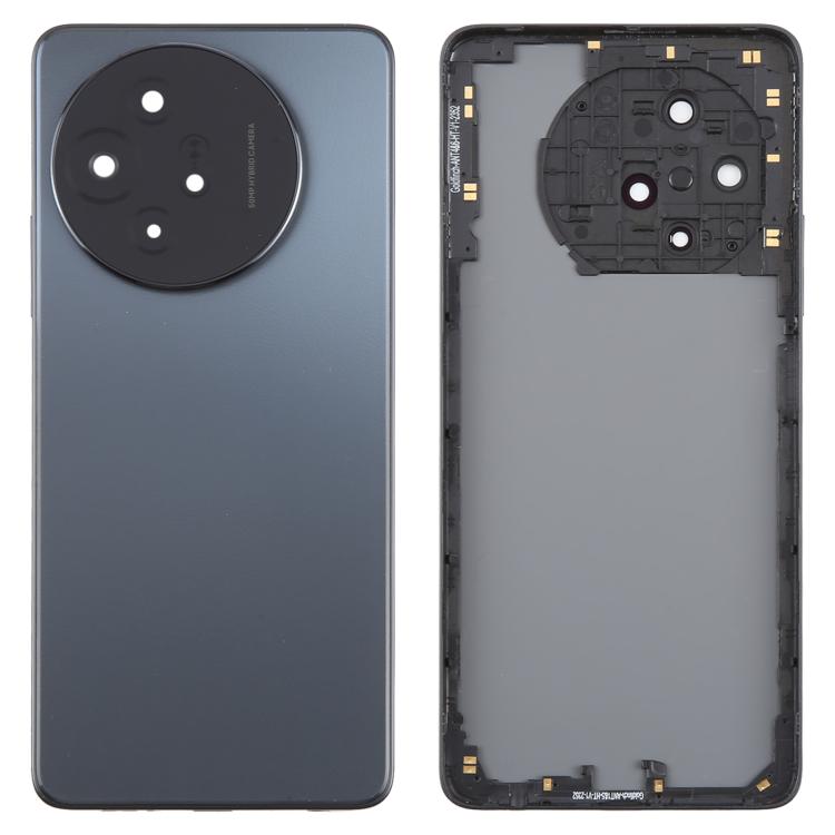 Carcasa trasera original con tapa para lente de cámara para TCL 50 XL (negra)