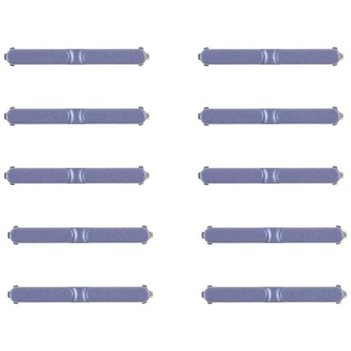 Para Motorola Moto G Power 2025 5G 10 pares de botones de encendido y volumen (gris)