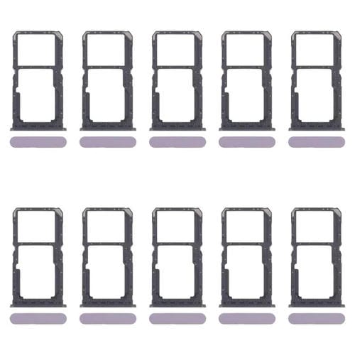 Bandeja para tarjeta SIM original OPPO A80 5G CPH2639 (10 unidades) + bandeja para tarjeta SIM/tarjeta micro SD (morado)