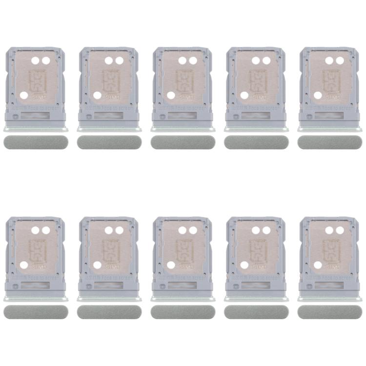 Bandeja para tarjeta SIM original Realme 12+ 5G RMX3867 (10 unidades) + bandeja para tarjeta SIM/tarjeta Micro SD (verde claro)