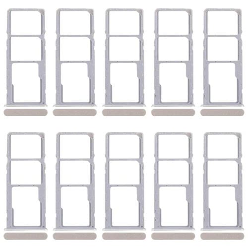 Bandejas para tarjeta SIM original Realme C63 5G RMX3950 (10 unidades) + bandeja para tarjeta SIM + bandeja para tarjeta Micro SD (dorada)