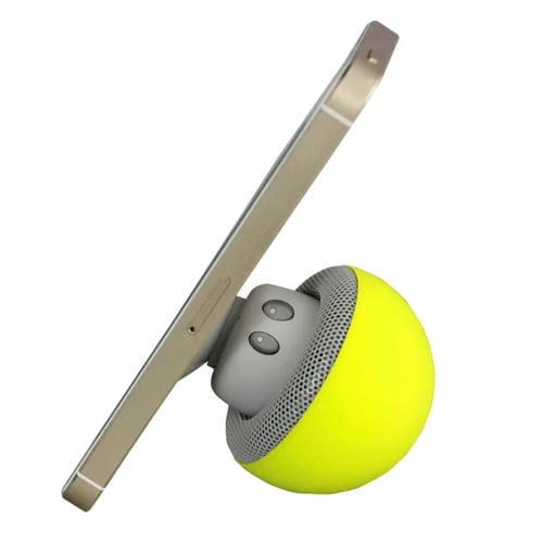 Altavoz Bluetooth Forma De Hongo Soporte De Succión (Amarillo)