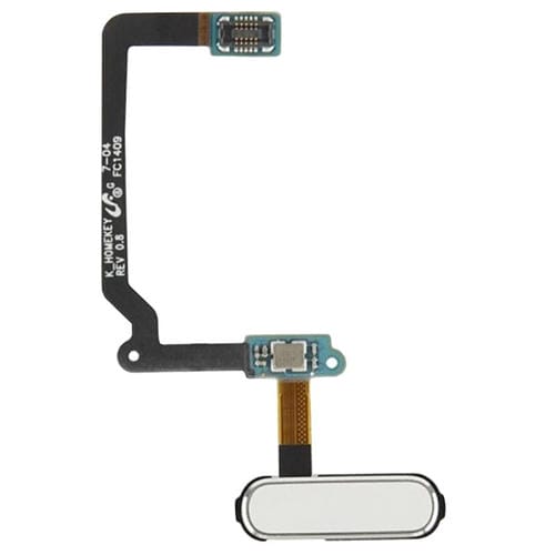 Câble flexible de touche de fonction Samsung Galaxy S5/G900 (Blanc)