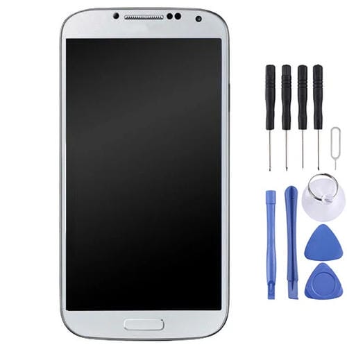 Écran LCD + Écran tactile avec cadre Samsung Galaxy S4 CDMA/i545 (Blanc)