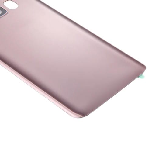 Copertura posteriore della batteria Samsung Galaxy S8/G950 con obiettivo della fotocamera e adesivo (Rosa oro)